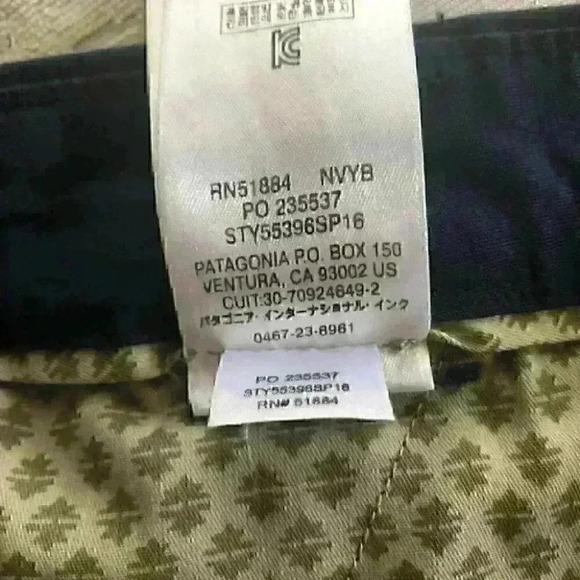 Patagonia All-Wear Stretch Capri Chino Pants Blue - Picture 8 of 10